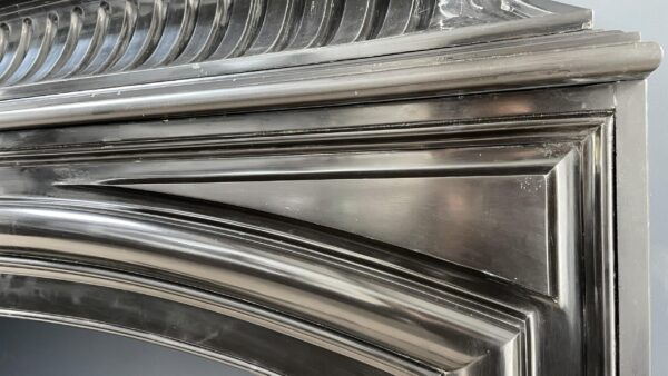 Beautiful Neoclassical Noir De Mazy Black Marble Antique Front Fireplace - Image 25