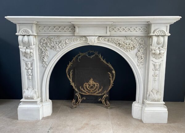 Beautiful antique fireplace