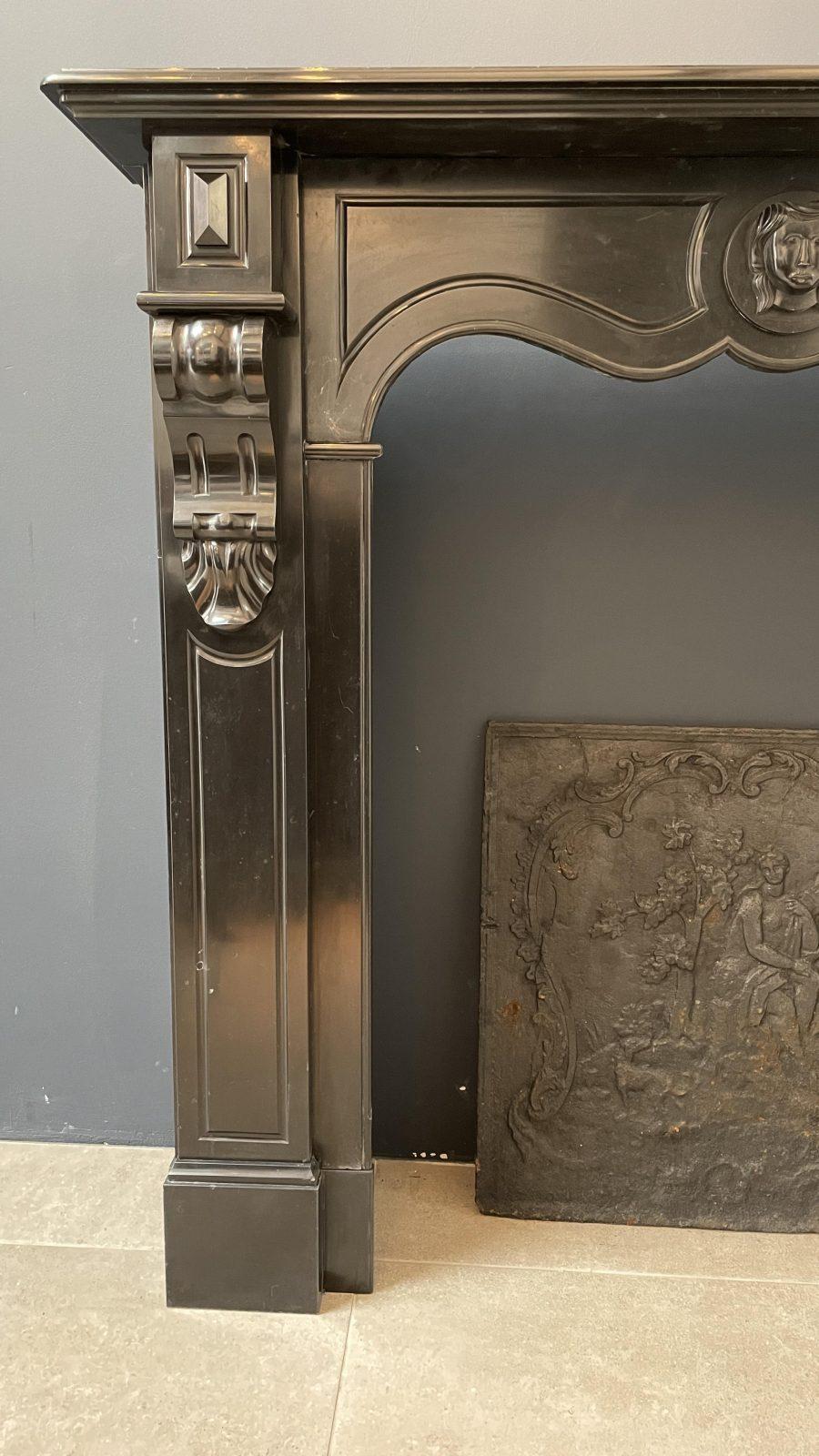 BLACK MARBLE NOIR DE MAZY ANTIQUE FIRE PLACE - Image 3