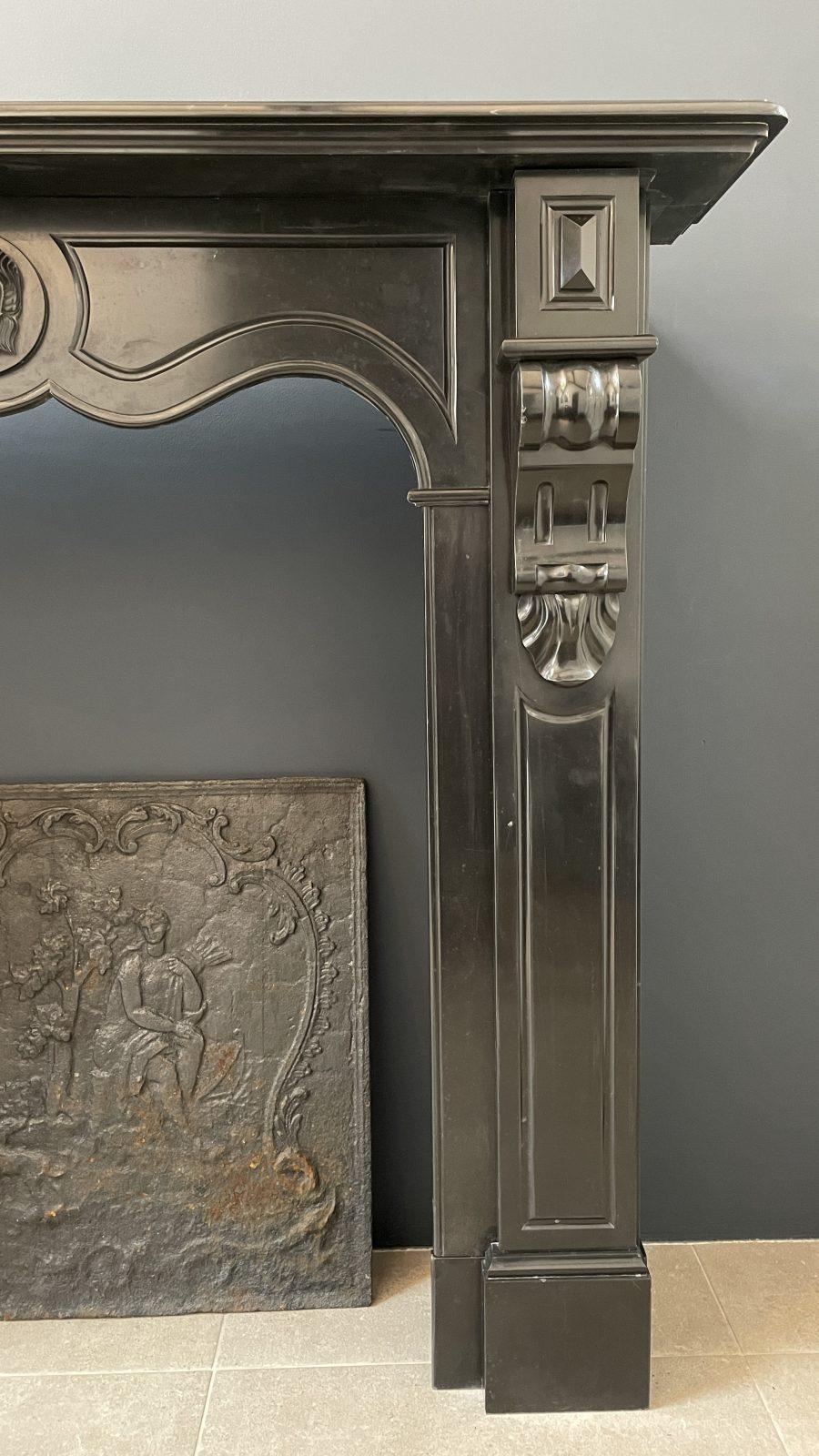 BLACK MARBLE NOIR DE MAZY ANTIQUE FIRE PLACE - Image 4