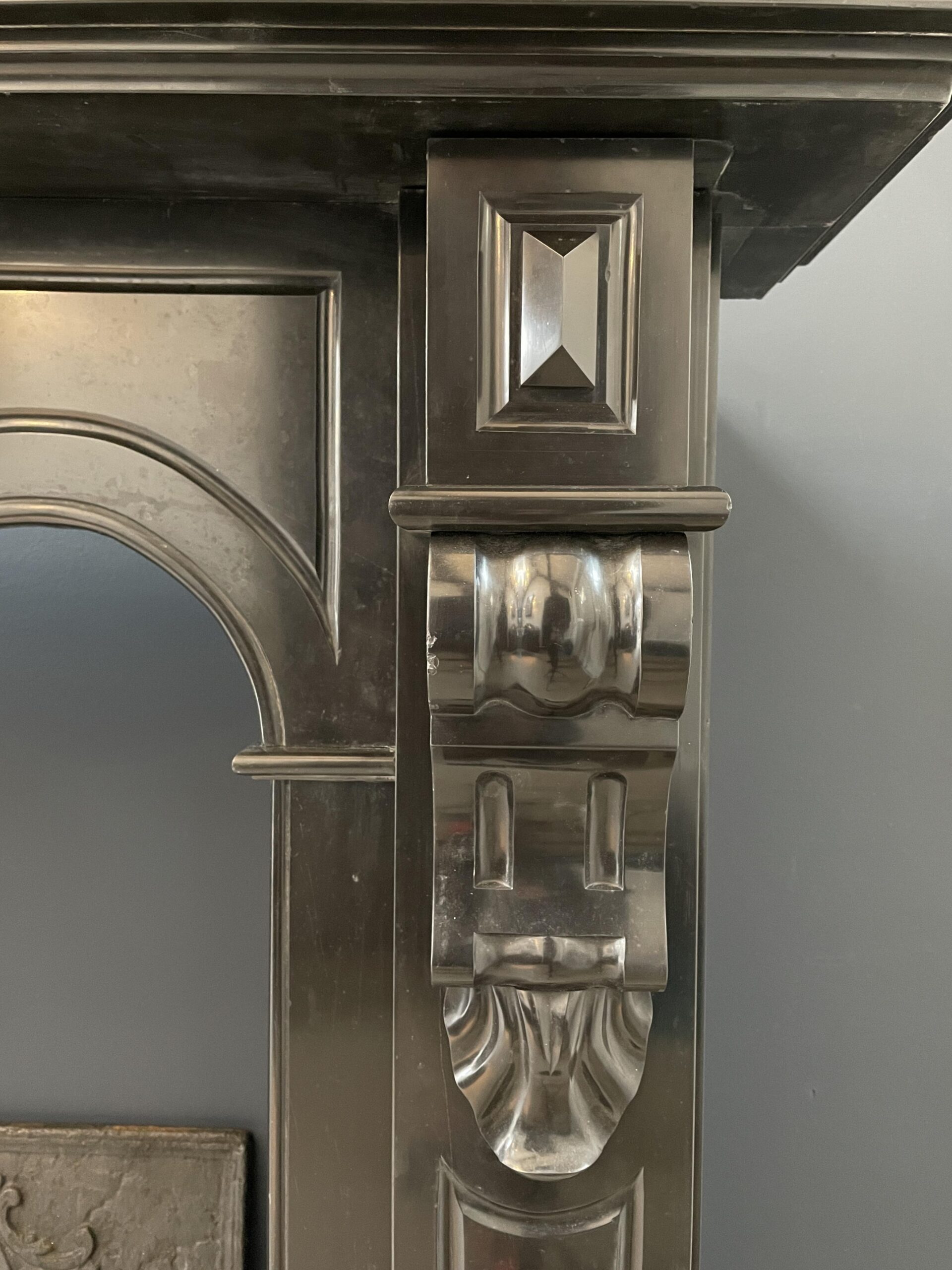 BLACK MARBLE NOIR DE MAZY ANTIQUE FIRE PLACE - Image 6