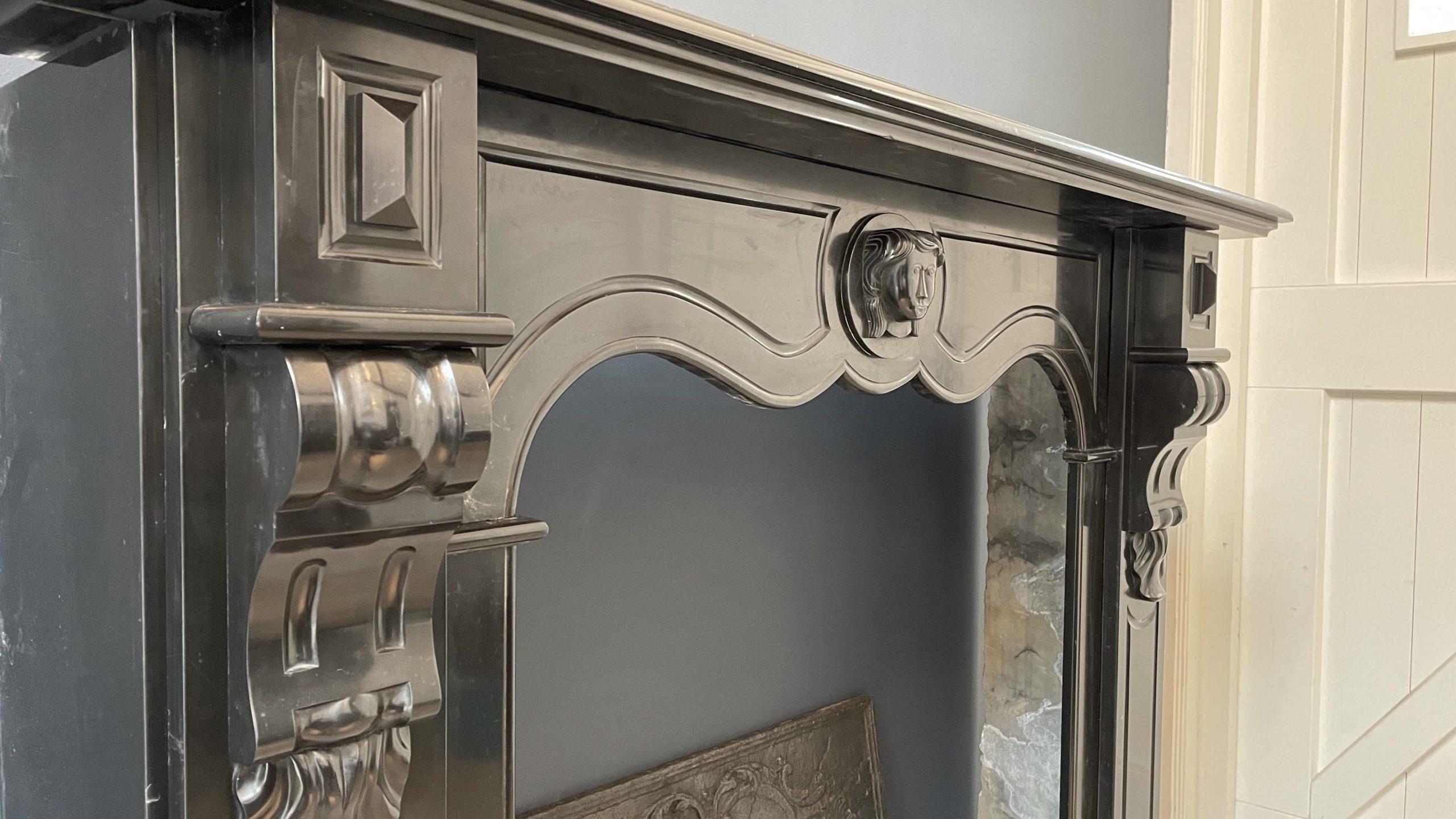 BLACK MARBLE NOIR DE MAZY ANTIQUE FIRE PLACE - Image 8