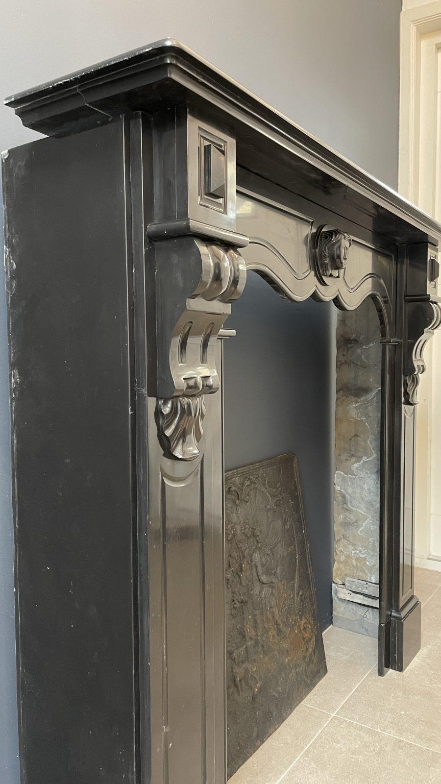 BLACK MARBLE NOIR DE MAZY ANTIQUE FIRE PLACE - Image 10
