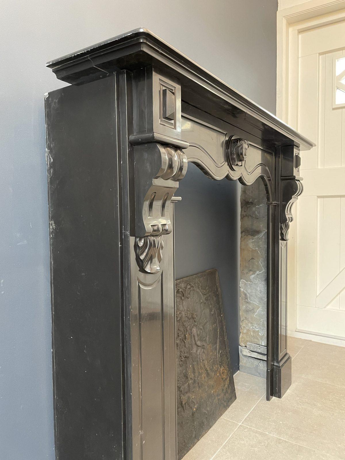 BLACK MARBLE NOIR DE MAZY ANTIQUE FIRE PLACE - Image 11