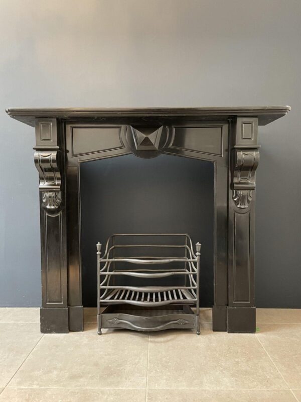BLACK MARBLE NOIR DE MAZY ANTIQUE FIRE PLACE - Image 2
