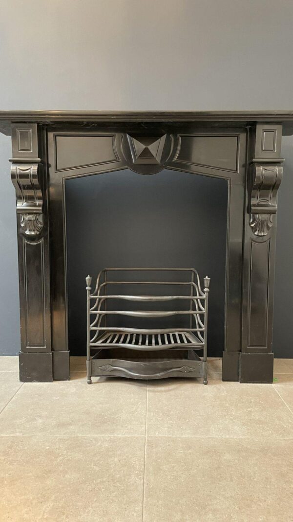 BLACK MARBLE NOIR DE MAZY ANTIQUE FIRE PLACE - Image 3