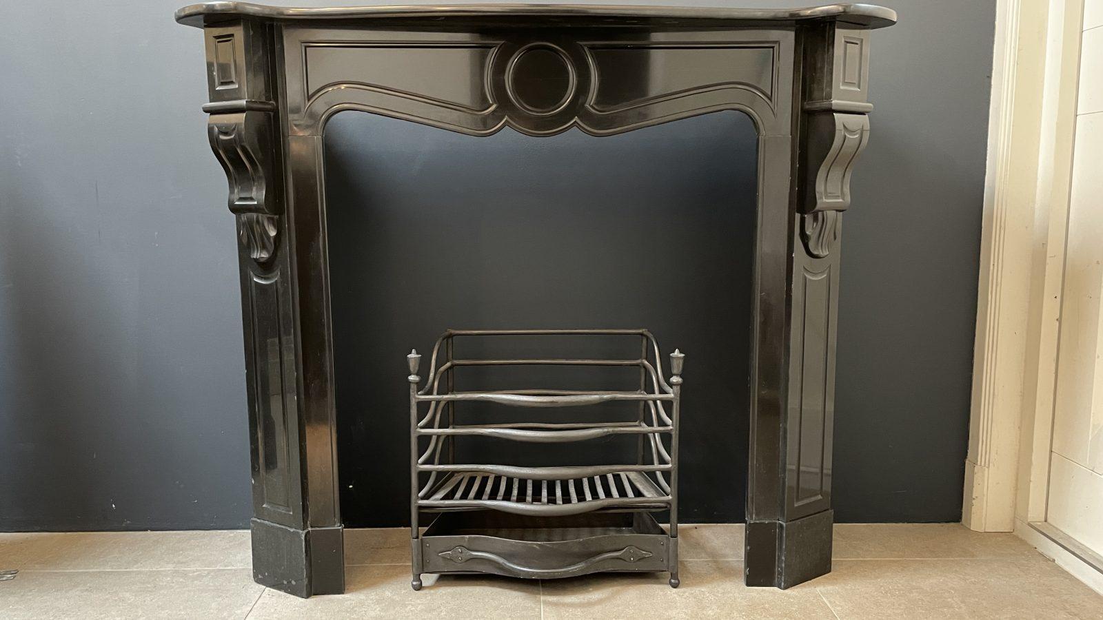 BLACK MARBLE NOIR DE MAZY ANTIQUE FIRE PLACE - Image 2