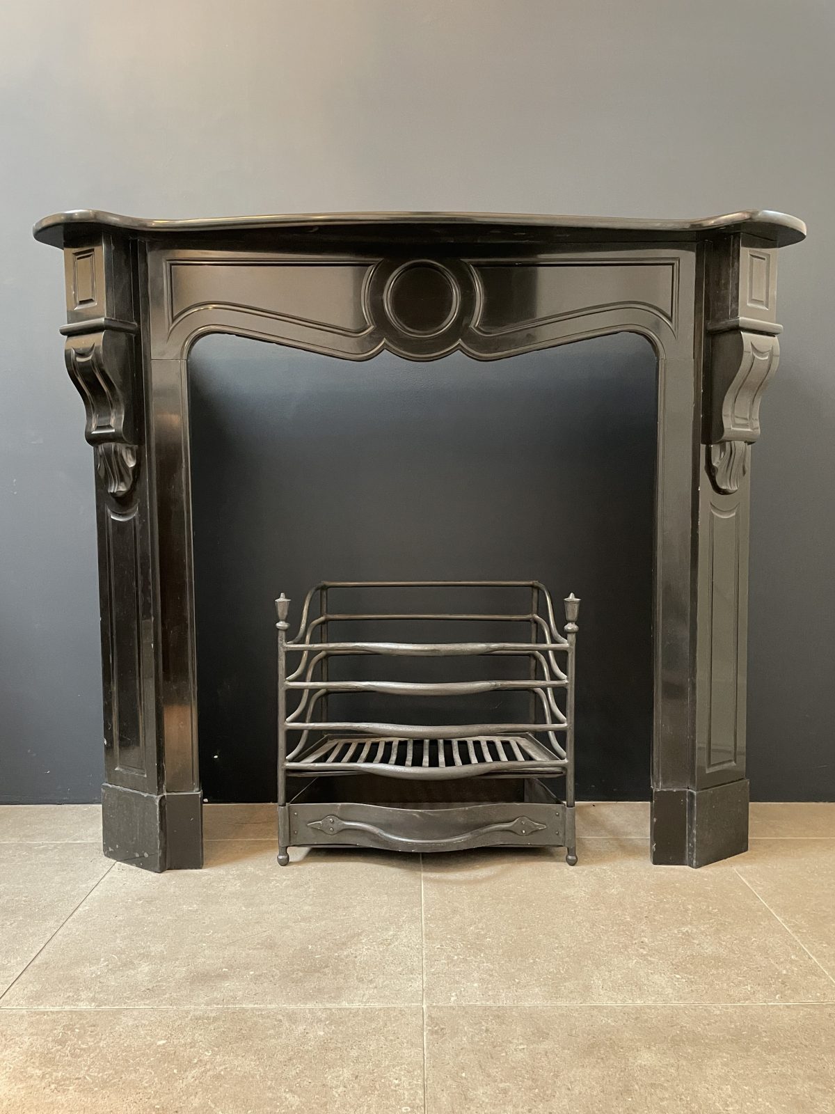 BLACK MARBLE NOIR DE MAZY ANTIQUE FIRE PLACE - Image 6