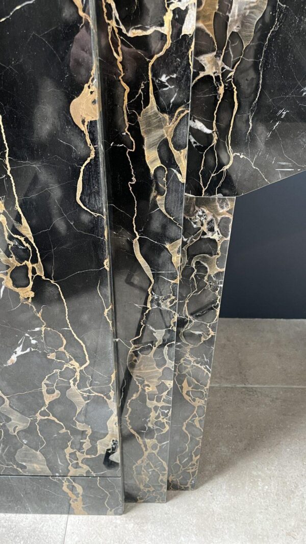 Special Art Deco Circulation Fireplace  Exclusive Portoro Marble - Image 10