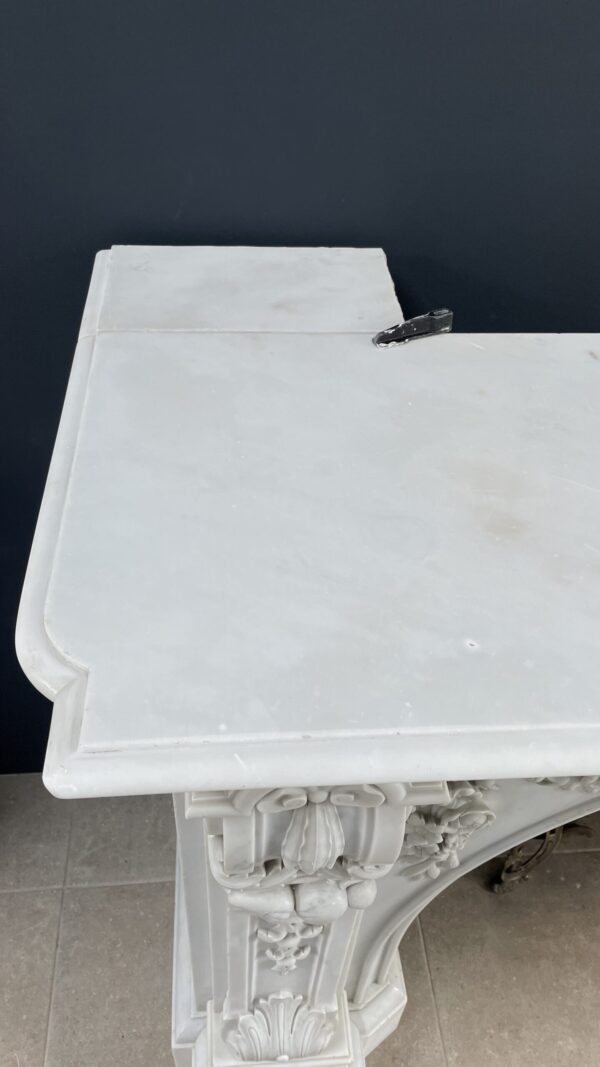 Antique Marble Fireplace
