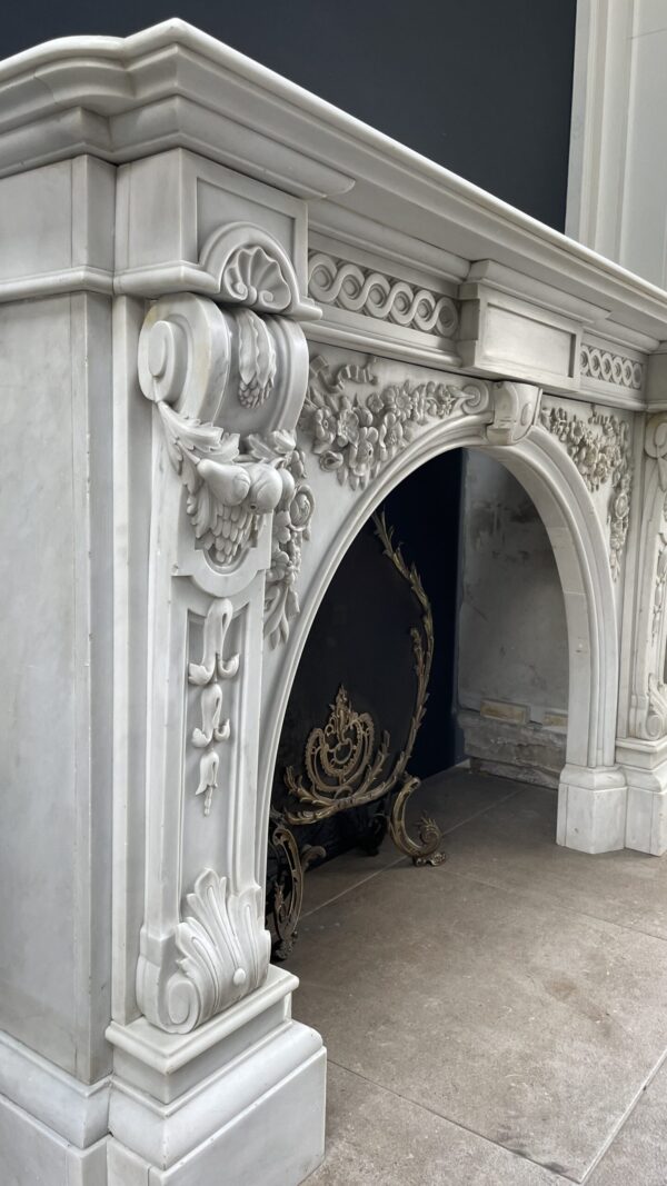 Antique Marble Fireplace