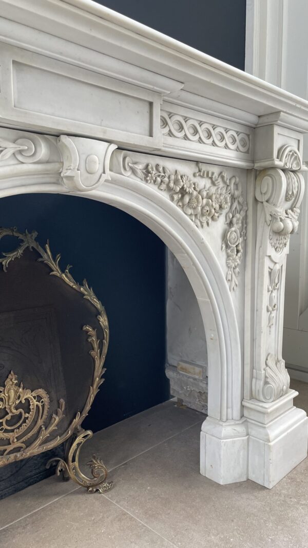 Antique Marble Fireplace