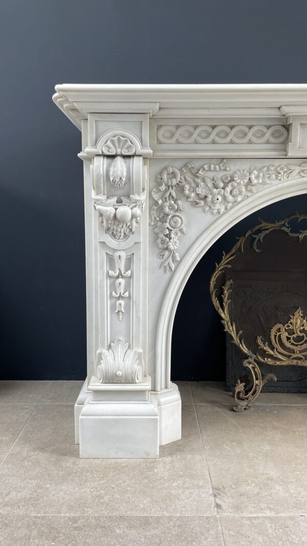 Antique Marble Fireplace