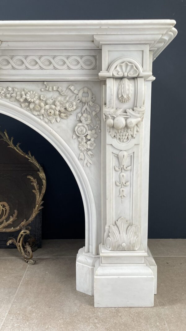 Antique Marble Fireplace