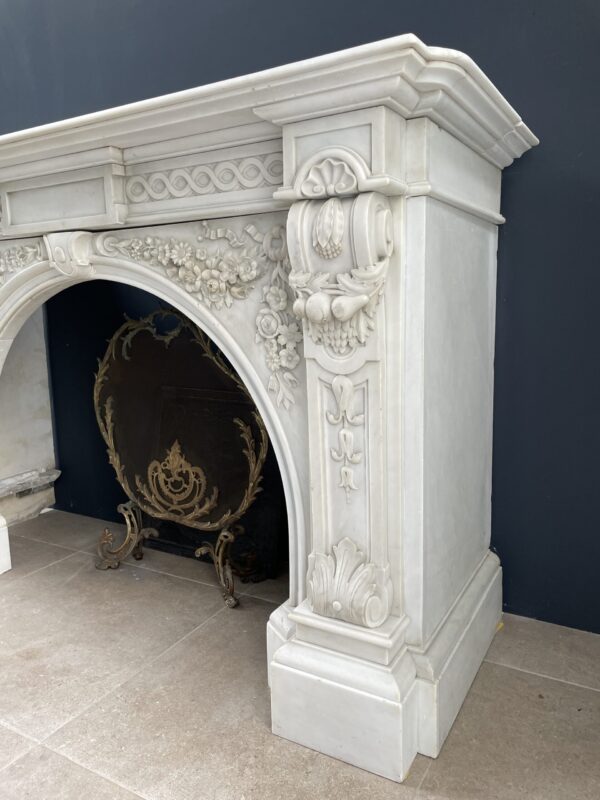 Antique Marble Fireplace