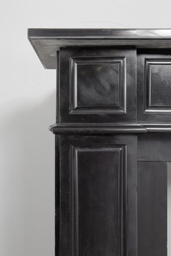 BLACK MARBLE ANTIQUE FIREPLACE - Image 8