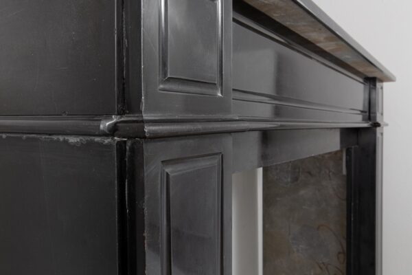 BLACK MARBLE ANTIQUE FIREPLACE - Image 7