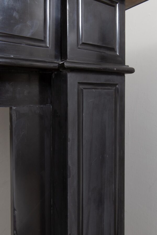 BLACK MARBLE ANTIQUE FIREPLACE - Image 6