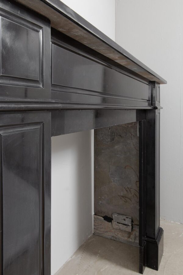 BLACK MARBLE ANTIQUE FIREPLACE - Image 5