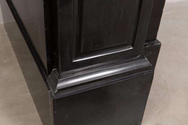 BLACK MARBLE ANTIQUE FIREPLACE - Image 2