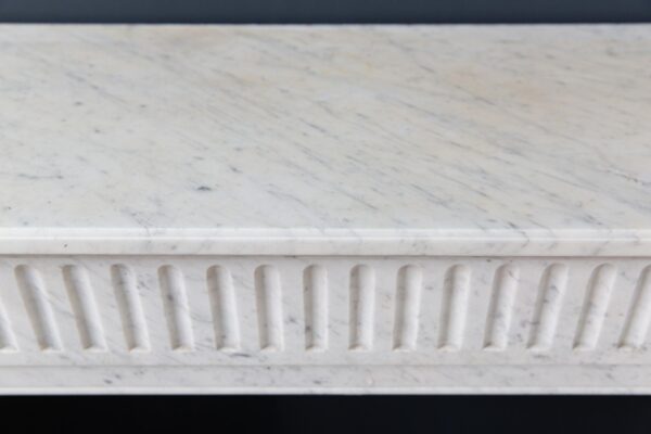 Carrara Marble White Antique Fireplace Surround - Image 16