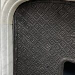 Antique White Fireplace with Inset.