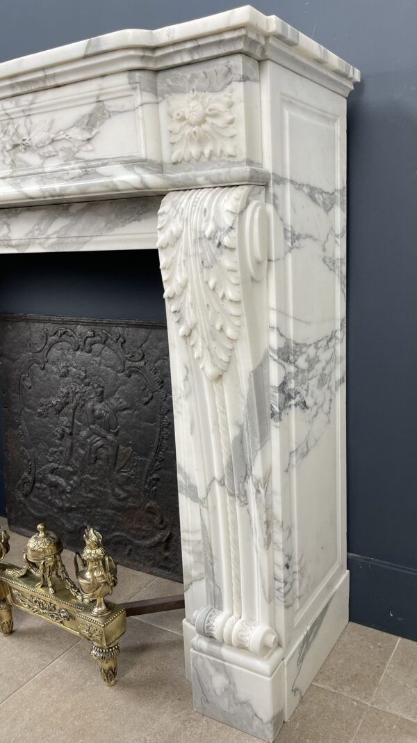 Luxury Fireplace Arabescato