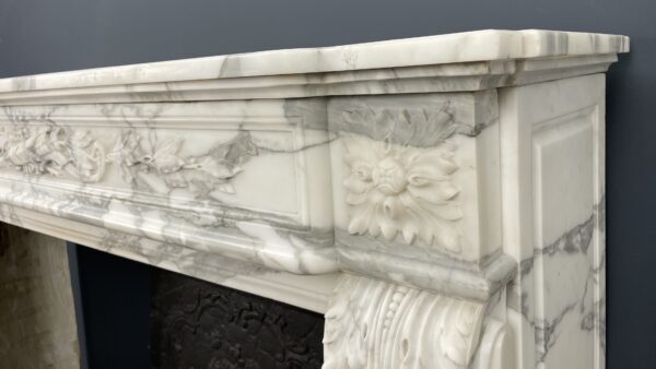 Luxury Fireplace Arabescato