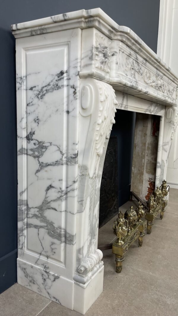 Luxury Fireplace Arabescato