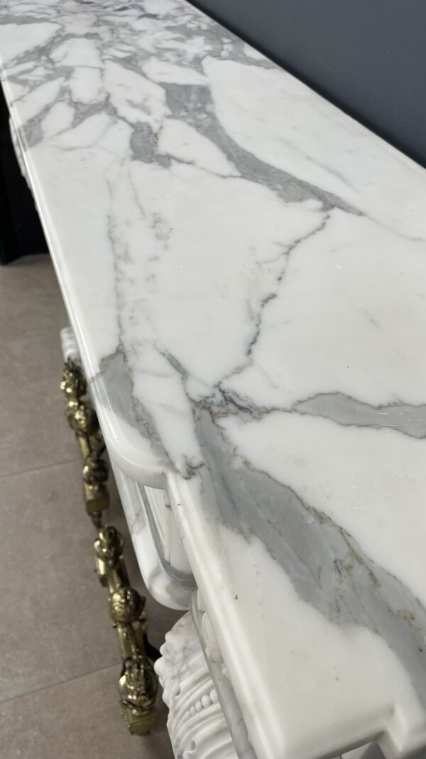 Luxury Fireplace Arabescato