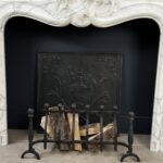 White antique Rococo Fireplace