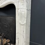 White antique Rococo Fireplace