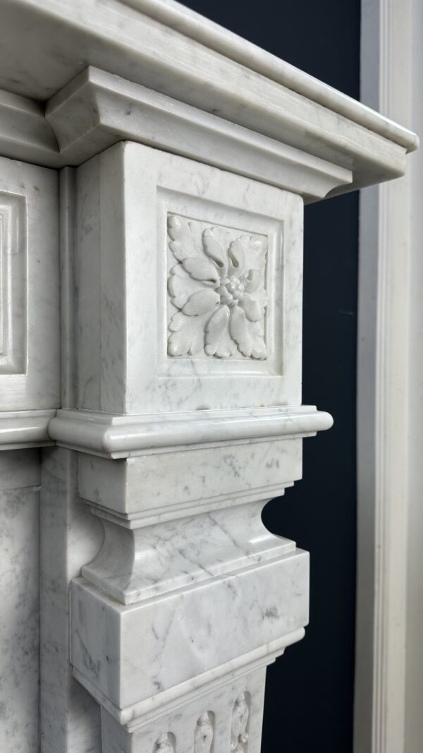 Antique Empire fireplace