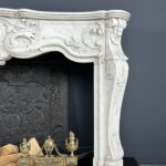 Antieke schouw wit Louis XV