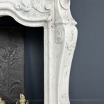 Antieke schouw wit Louis XV