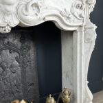 Antieke schouw wit Louis XV