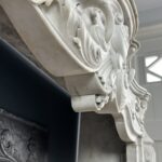 Antieke schouw wit Louis XV