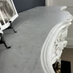 Antieke schouw wit Louis XV