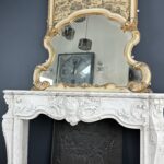Antieke schouw wit Louis XV