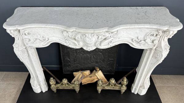 Antieke schouw wit Louis XV