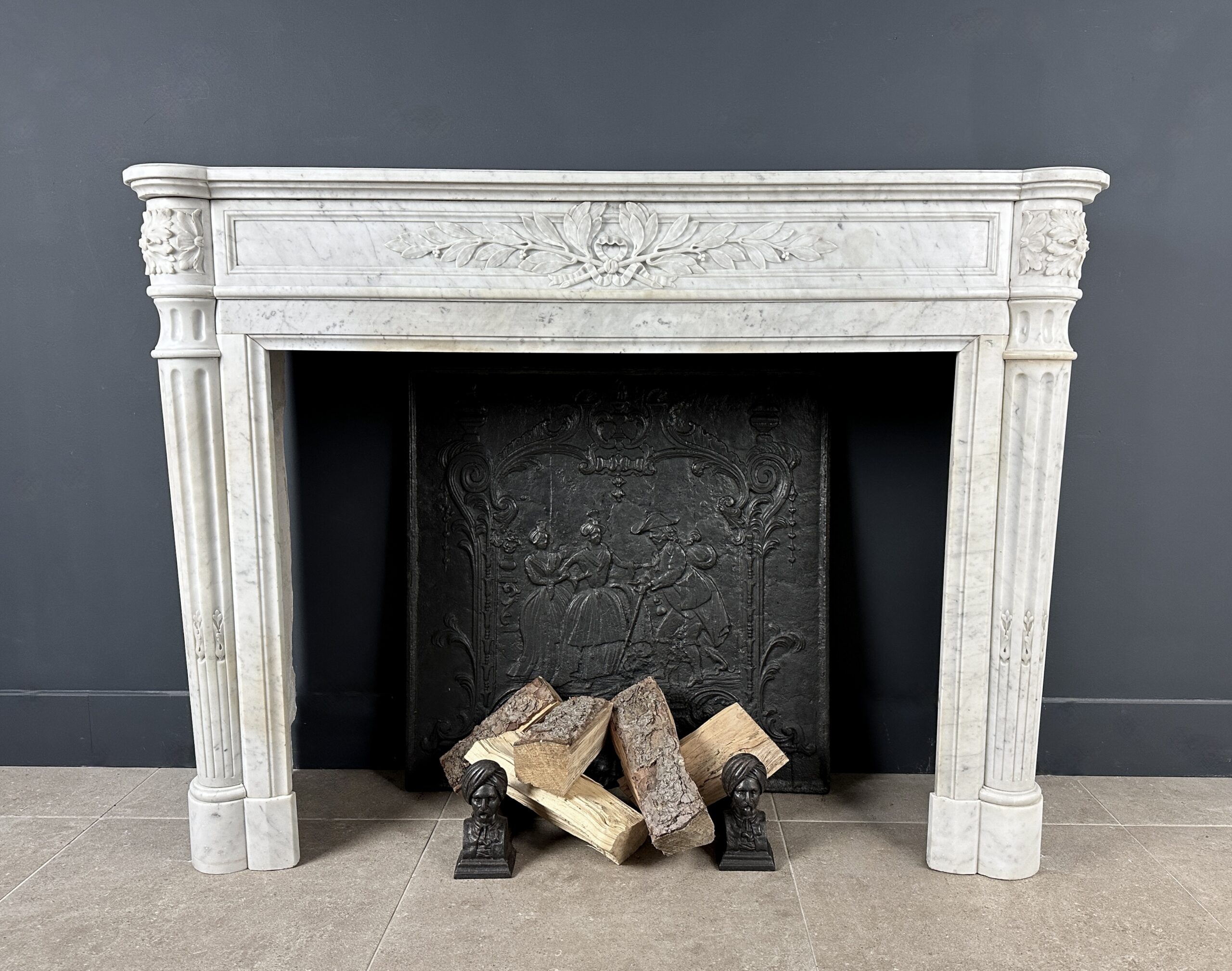 French antique LouisXVI fireplace