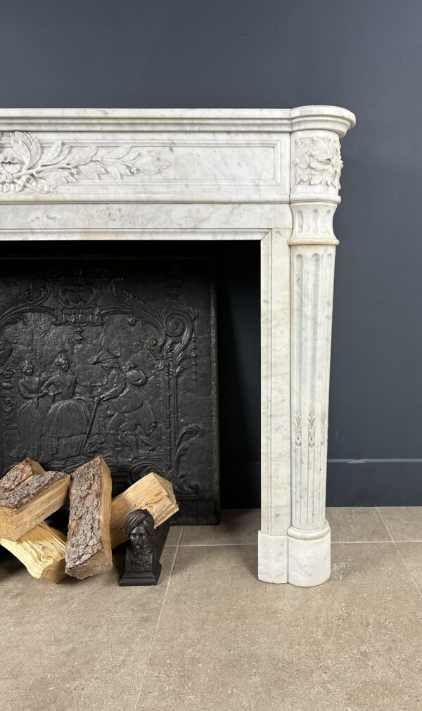 French antique LouisXVI fireplace
