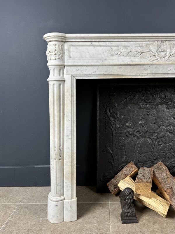 French antique LouisXVI fireplace