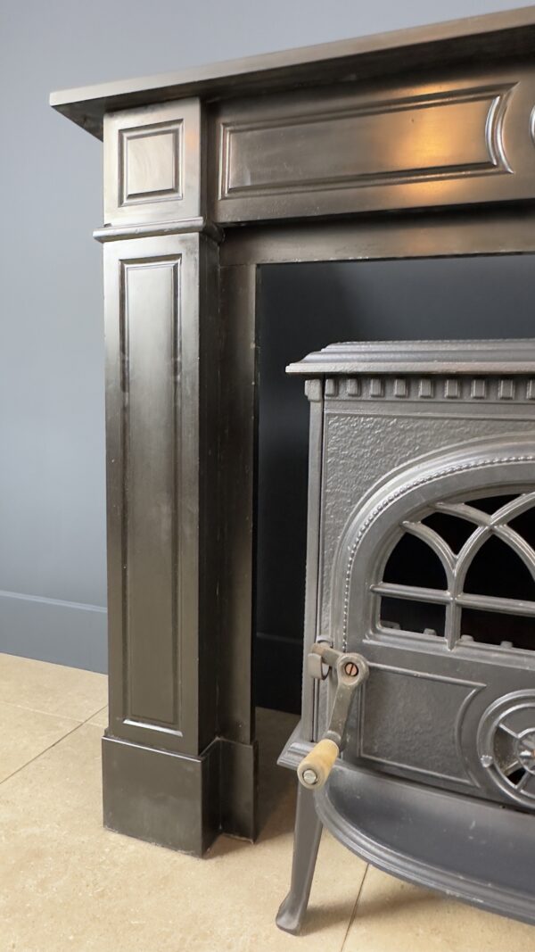 Antique Circular Fireplace Black Noir de Mazy - Image 9