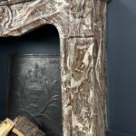 Antieke schouw Rood marme