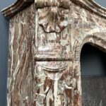 Antieke schouw Rood marme
