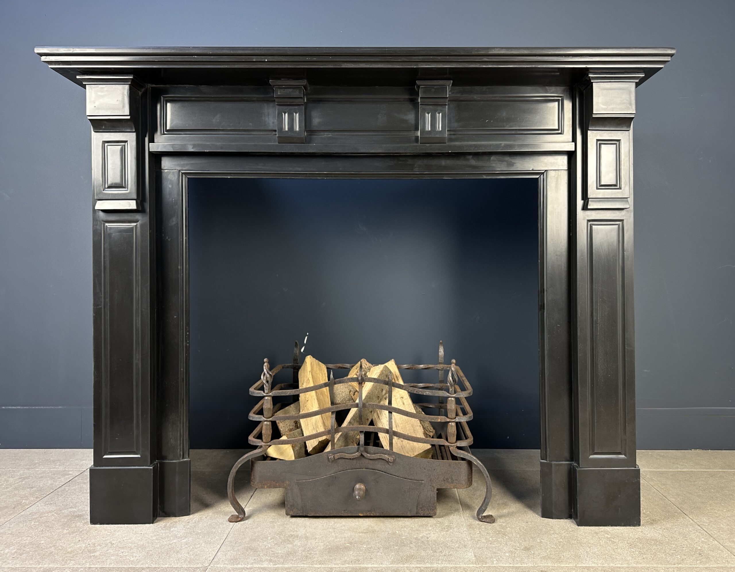 Mantel zwart recht