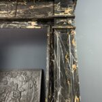 Exclusieve Antieke Schouw In Portoro Marmer