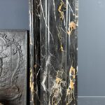 Exclusieve Antieke Schouw In Portoro Marmer
