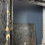 Exclusieve Antieke Schouw In Portoro Marmer